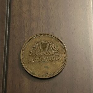 Six Flags Great Adventure Jackson, NJ Prize Token 25mm